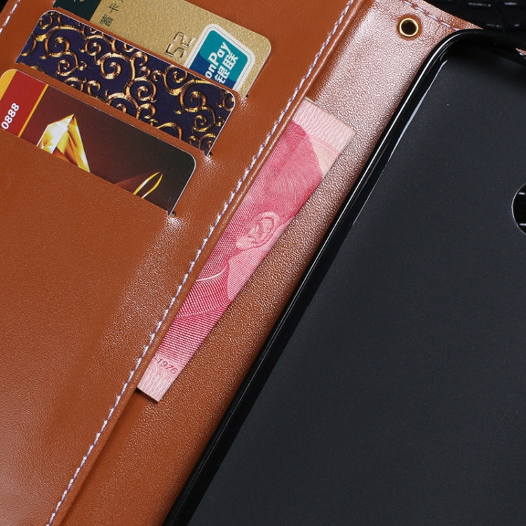 For Samsung Galaxy S24 5G idewei Crocodile Texture Leather Phone Case(Dark Blue) - free shipping - PMC Jewellery - Order now!