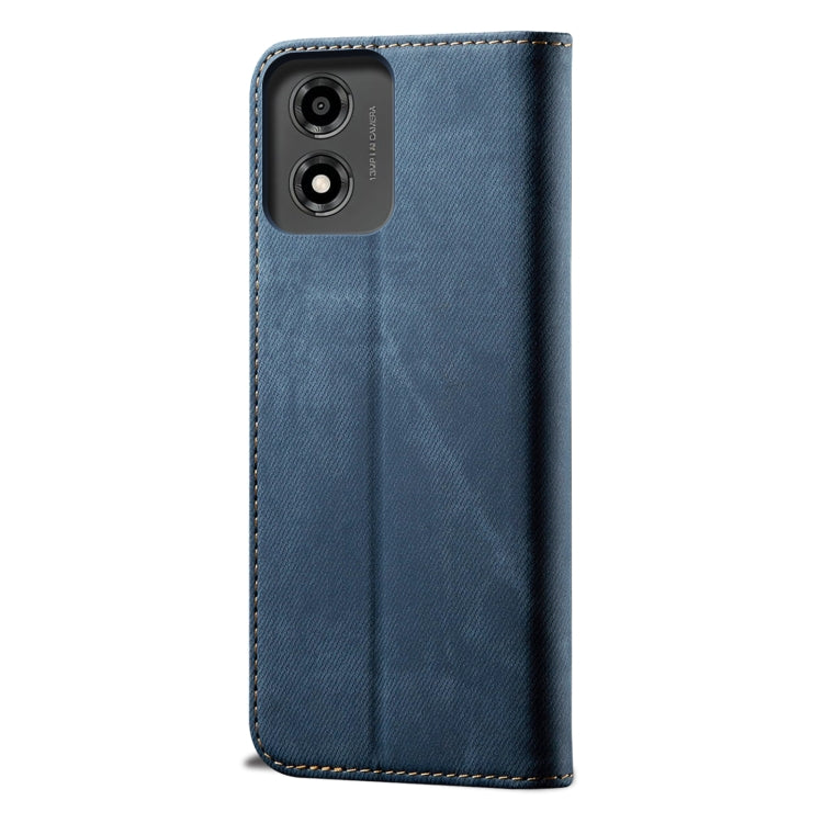 For Motorola Moto E14 Denim Texture Flip Leather Phone Case(Blue) - free shipping - PMC TechLife - Order now!