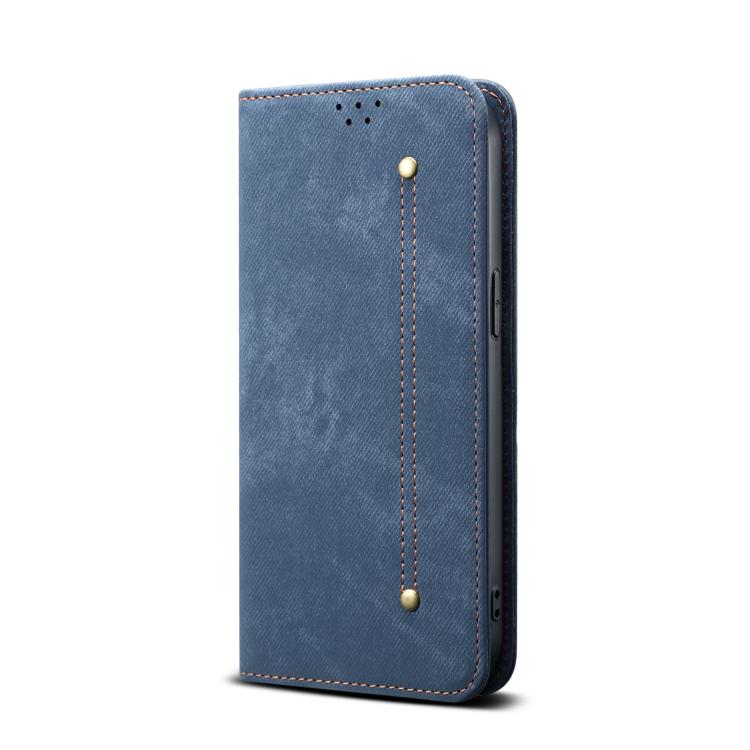 For Motorola Edge 60 Fusion Denim Texture Flip Leather Phone Case(Blue) - free shipping - PMC TechLife - Order now!