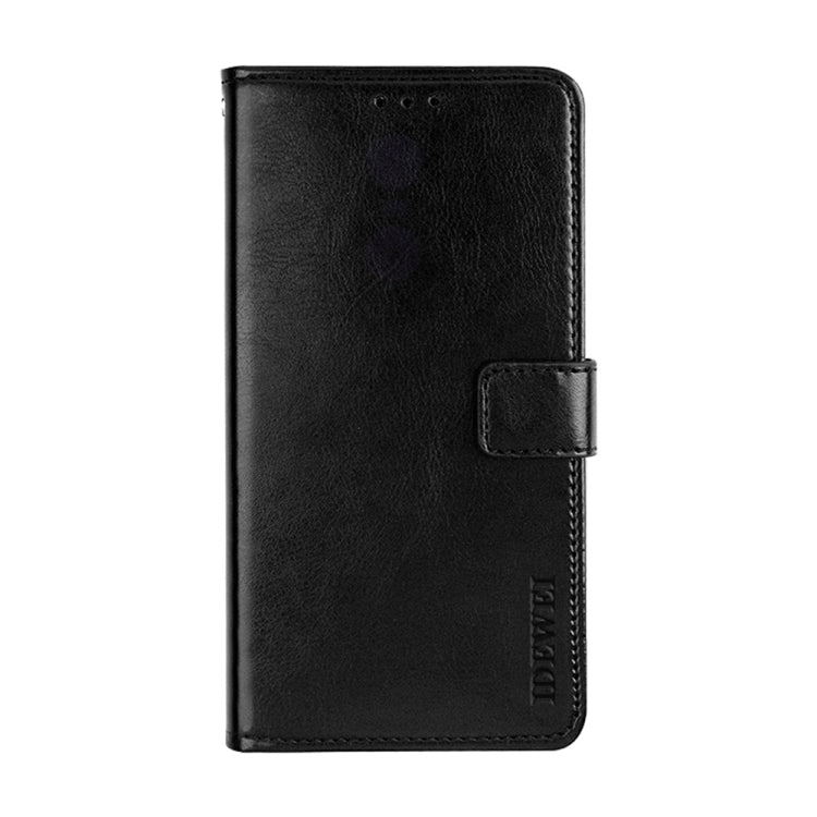 For Nothing Phone 2 idewei Crazy Horse Texture Leather Phone Case with Holder(Black) - free shipping - PMC Jewellery - Order now!