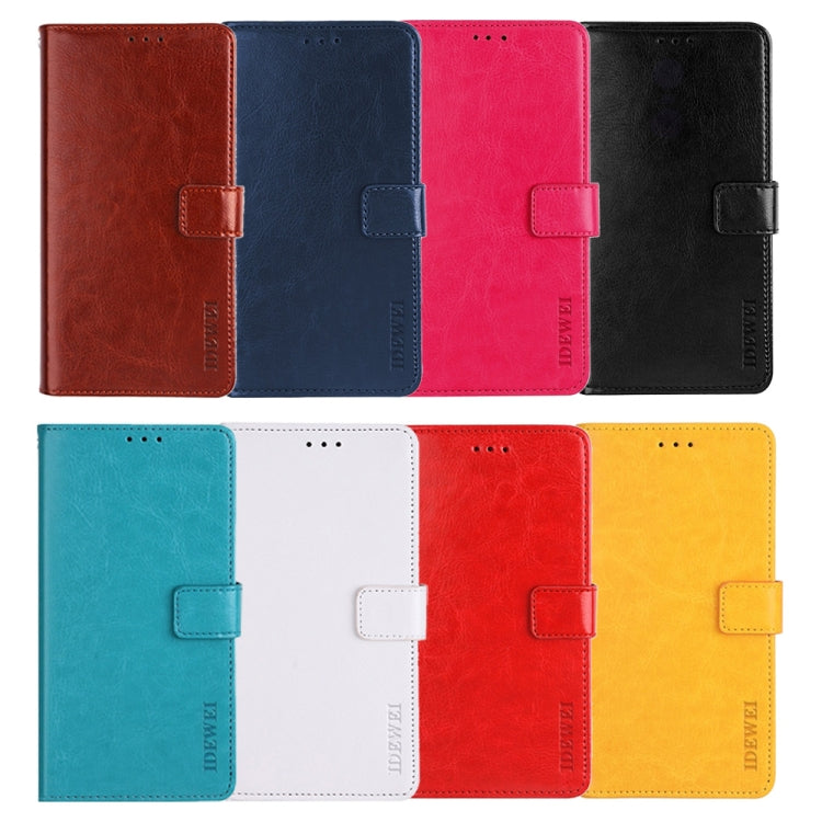 For Nothing Phone 2 idewei Crazy Horse Texture Leather Phone Case with Holder(Rose Red) - free shipping - PMC Jewellery - Order now!