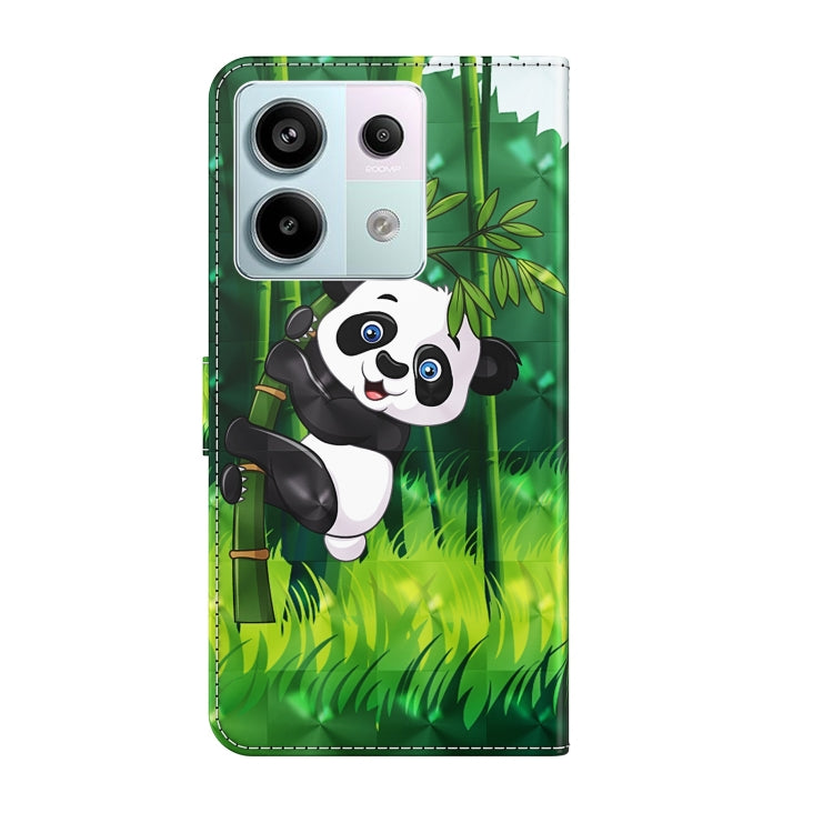 For Xiaomi Redmi Note 13 Pro 5G 3D Painting Pattern Flip Leather Phone Case(Bamboo Panda) - Note 13 Pro Cases by PMC TechLife | Online Shopping South Africa | PMC TechLife | Buy Now Pay Later Mobicred