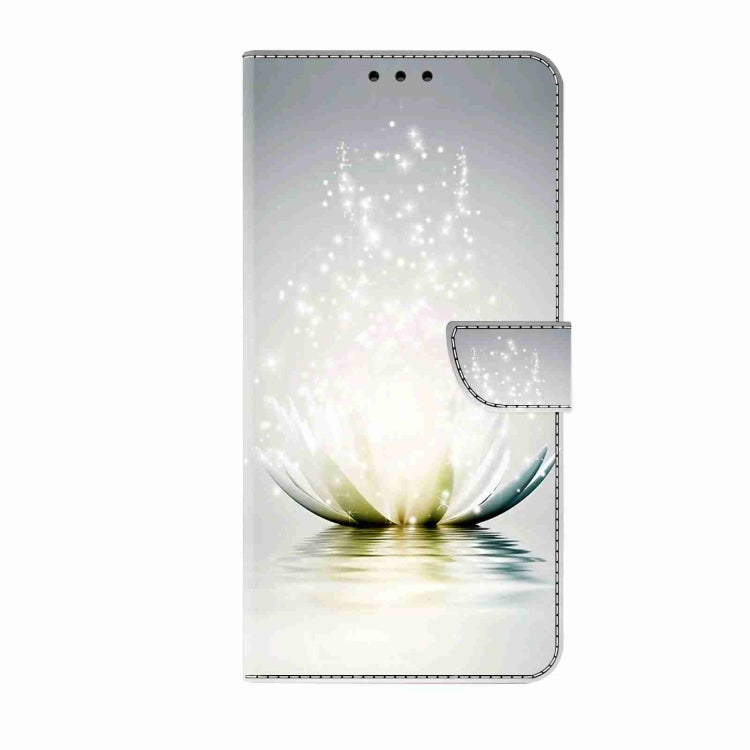 For Honor Magic5 Pro Crystal 3D Shockproof Protective Leather Phone Case(Light Lotus) - Honor Cases by PMC Jewellery | Online Shopping South Africa | PMC Jewellery | Buy Now Pay Later Mobicred