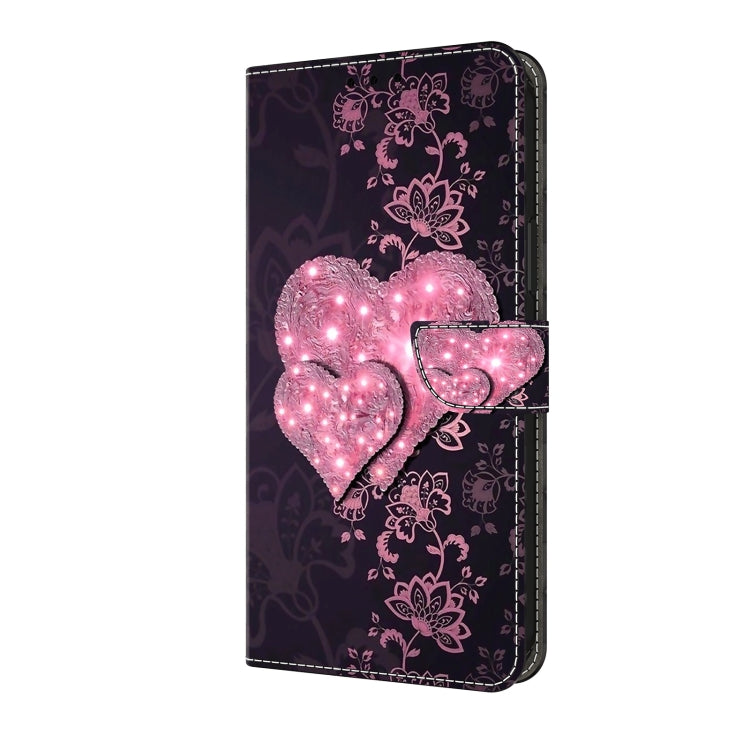 For Honor Magic6 Lite Crystal 3D Shockproof Protective Leather Phone Case(Lace Love) - Honor Cases by PMC TechLife | Online Shopping South Africa | PMC TechLife | Buy Now Pay Later Mobicred