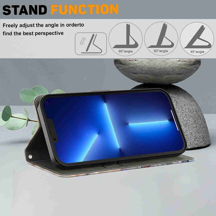 For Honor Magic5 Pro Crystal 3D Shockproof Protective Leather Phone Case(Light Lotus) - Honor Cases by PMC TechLife | Online Shopping South Africa | PMC TechLife | Buy Now Pay Later Mobicred