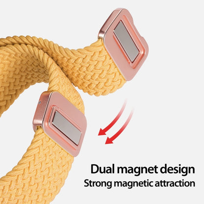 For Apple Watch SE 2022 40mm DUX DUCIS Mixture Pro Series Magnetic Buckle Nylon Braid Watch Band(Sunny Color) - Watch Bands by DUX DUCIS | Online Shopping South Africa | PMC Jewellery | Buy Now Pay Later Mobicred