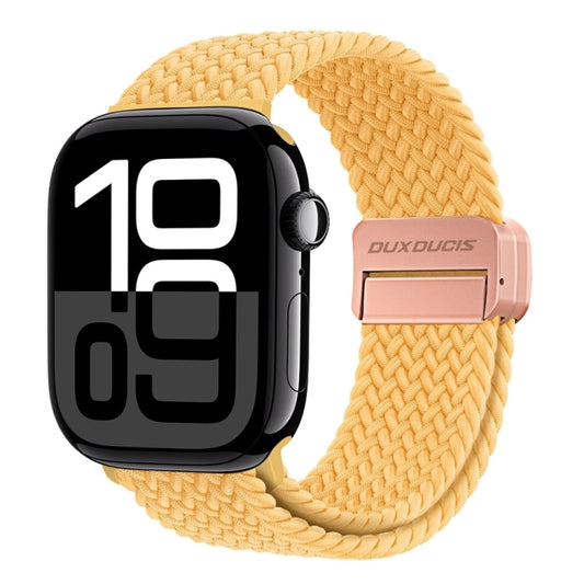 For Apple Watch Series 10 46mm DUX DUCIS Mixture Pro Series Magnetic Buckle Nylon Braid Watch Band(Sunny Color) - Watch Bands by DUX DUCIS | Online Shopping South Africa | PMC Jewellery | Buy Now Pay Later Mobicred