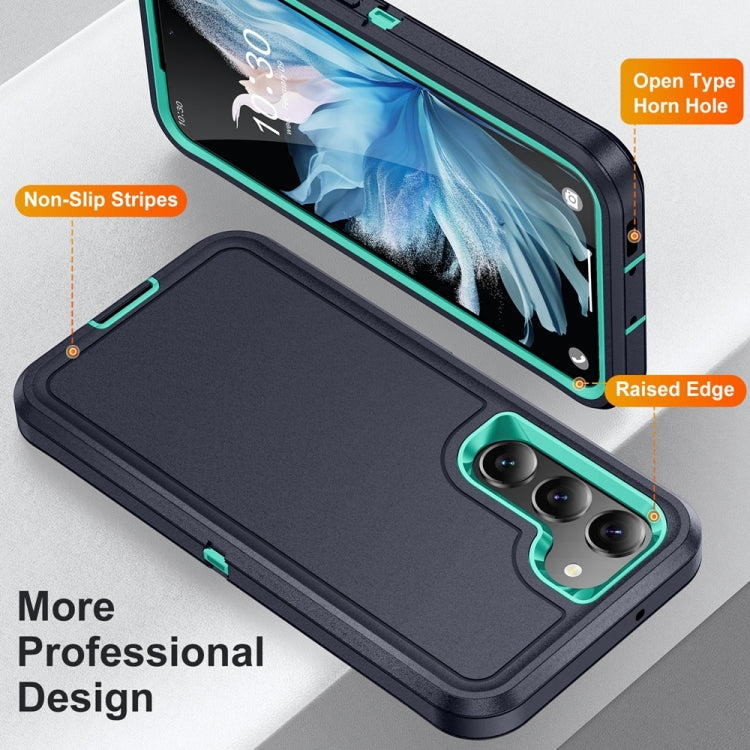For Samsung Galaxy S24+ 5G / S25+ 5G Life Waterproof Rugged Phone Case(Dark Blue + Light Blue) - Galaxy S24+ 5G Cases by PMC TechLife | Online Shopping South Africa | PMC TechLife | Buy Now Pay Later Mobicred