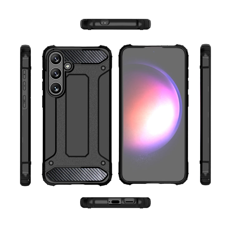For Samsung Galaxy S24 5G Magic Armor TPU + PC Phone Case(Navy Blue) - Galaxy S24 5G Cases by PMC TechLife | Online Shopping South Africa | PMC TechLife