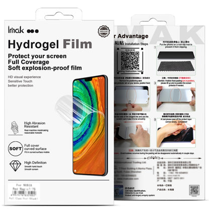 For vivo X100 Ultra 5G 2pcs imak Curved Full Screen Hydrogel Film Protector - vivo Tempered Glass by imak | Online Shopping South Africa | PMC Jewellery | Buy Now Pay Later Mobicred