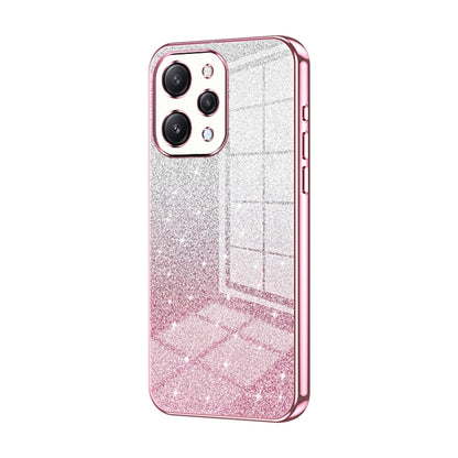 For Xiaomi Redmi 12 / Redmi Note 12R Gradient Glitter Powder Electroplated Phone Case(Pink) - Xiaomi Cases by PMC Jewellery | Online Shopping South Africa | PMC Jewellery | Buy Now Pay Later Mobicred