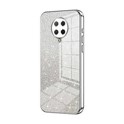 For Xiaomi Redmi K30 Pro / K30 Ultra Gradient Glitter Powder Electroplated Phone Case(Silver) - Xiaomi Cases by PMC Jewellery | Online Shopping South Africa | PMC Jewellery | Buy Now Pay Later Mobicred