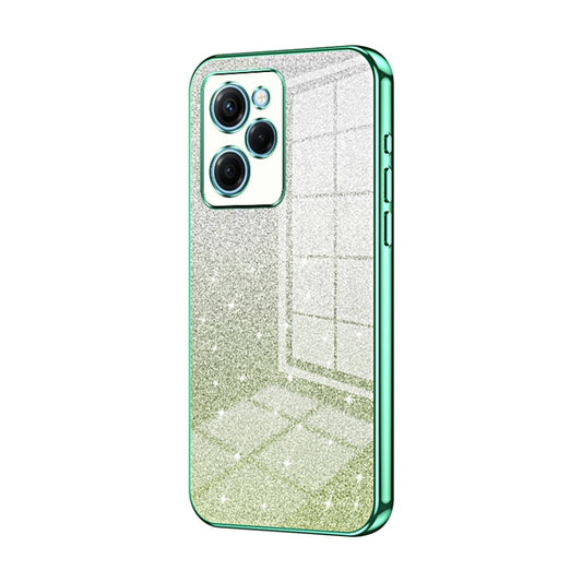 For Xiaomi Redmi Note 12 Pro Speed Gradient Glitter Powder Electroplated Phone Case(Green) - Xiaomi Cases by PMC Jewellery | Online Shopping South Africa | PMC Jewellery | Buy Now Pay Later Mobicred