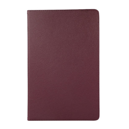 For Lenovo Tab M11 / Xiaoxin Pad 11 2024 360 Degree Rotation Litchi Texture Leather Tablet Case(Purple) - Lenovo by PMC Jewellery | Online Shopping South Africa | PMC Jewellery | Buy Now Pay Later Mobicred