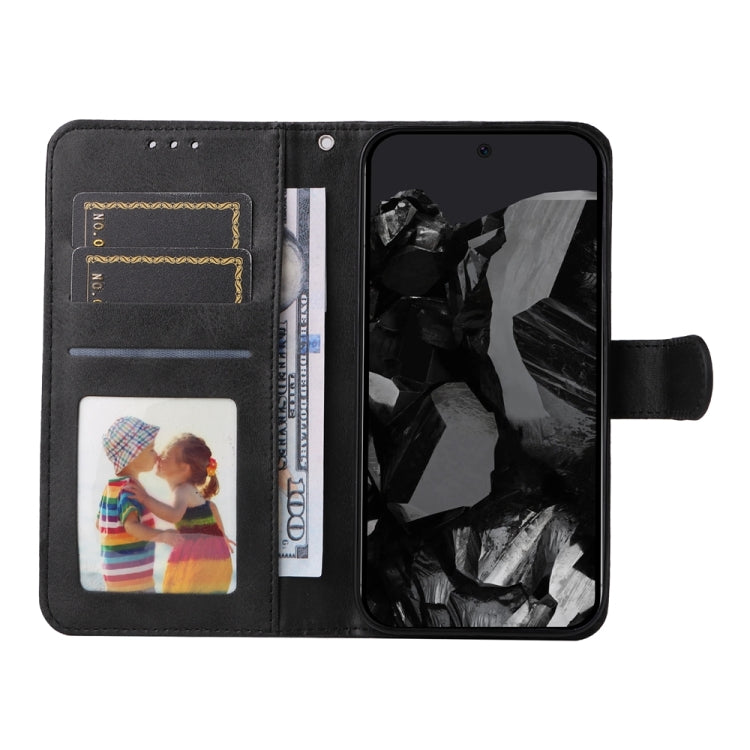 For Google Pixel 9 Pro Classic Calf Texture Flip Leather Phone Case(Black) - Google Cases by PMC TechLife | Online Shopping South Africa | PMC TechLife | Buy Now Pay Later Mobicred