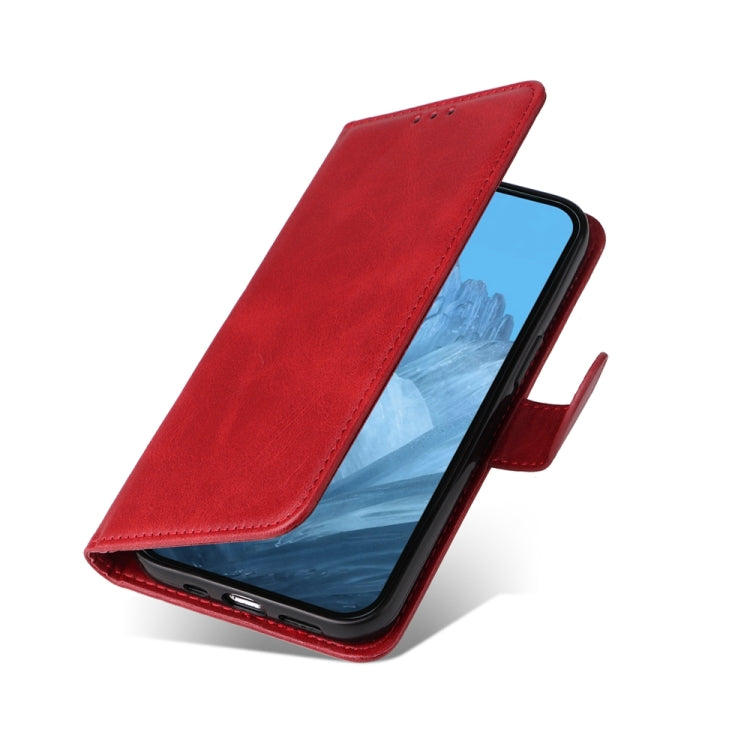 For Google Pixel 9 Classic Calf Texture Flip Leather Phone Case(Red) - free shipping - PMC TechLife - Order now!