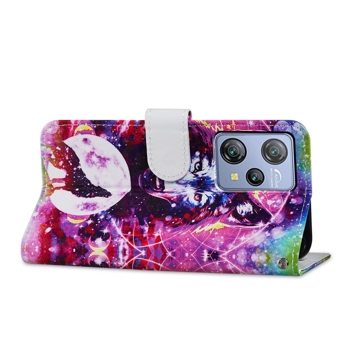 For Blackview A53 Pro Painted Pattern Horizontal Flip Leather Phone Case(Wolf Totem) - More Brand by PMC TechLife | Online Shopping South Africa | PMC TechLife | Buy Now Pay Later Mobicred