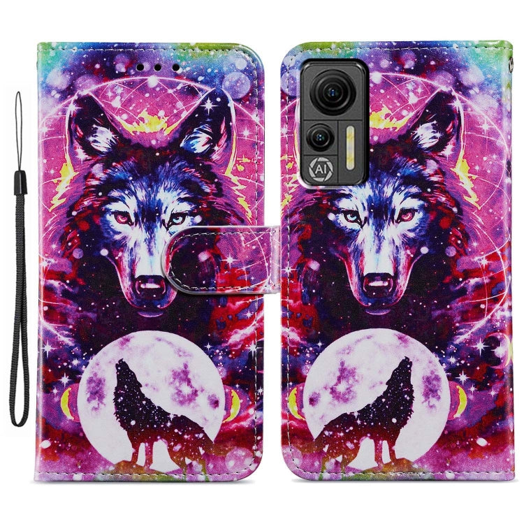 For Ulefone Note 14 Painted Pattern Horizontal Flip Leather Phone Case(Wolf Totem) - Ulefone Cases by PMC Jewellery | Online Shopping South Africa | PMC Jewellery | Buy Now Pay Later Mobicred