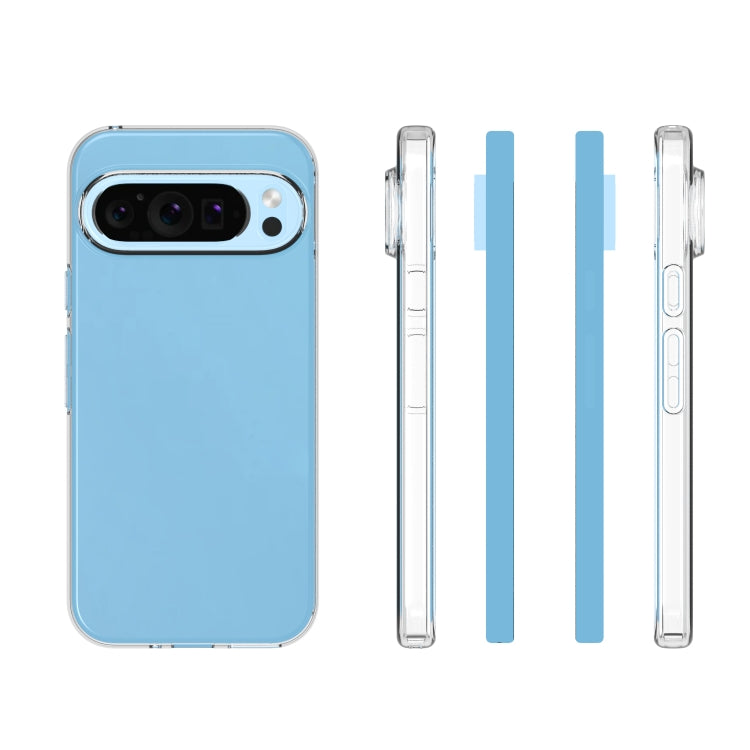 For Google Pixel 9 Waterproof Texture TPU Phone Case(Transparent) - Google Cases by PMC TechLife | Online Shopping South Africa | PMC TechLife | Buy Now Pay Later Mobicred