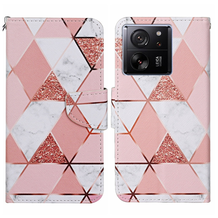 For Xiaomi Redmi 13T Colored Drawing Pattern Leather Phone Case(Marble) - Xiaomi Cases by PMC TechLife | Online Shopping South Africa | PMC TechLife | Buy Now Pay Later Mobicred