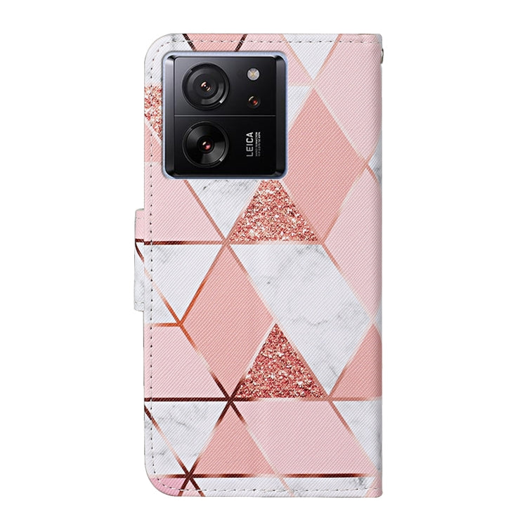 For Xiaomi Redmi 13T Colored Drawing Pattern Leather Phone Case(Marble) - Xiaomi Cases by PMC TechLife | Online Shopping South Africa | PMC TechLife | Buy Now Pay Later Mobicred