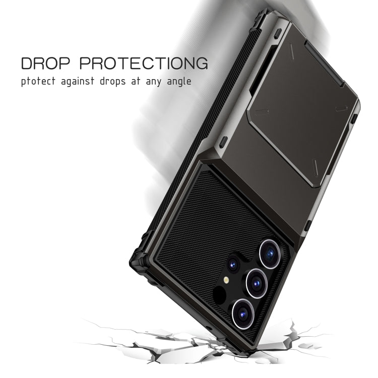For Samsung Galaxy S24 Ultra 5G Scratch-Resistant Shockproof Heavy Duty Rugged Armor Phone Case(Yellow) - Galaxy S24 Ultra 5G Cases by PMC TechLife | Online Shopping South Africa | PMC TechLife | Buy Now Pay Later Mobicred
