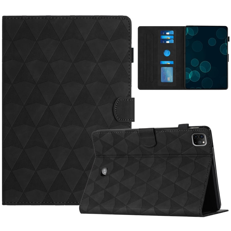 For iPad Pro 11 2024 Diamond Texture Embossed Leather Smart Tablet Case(Black) - free shipping - PMC TechLife - Order now!