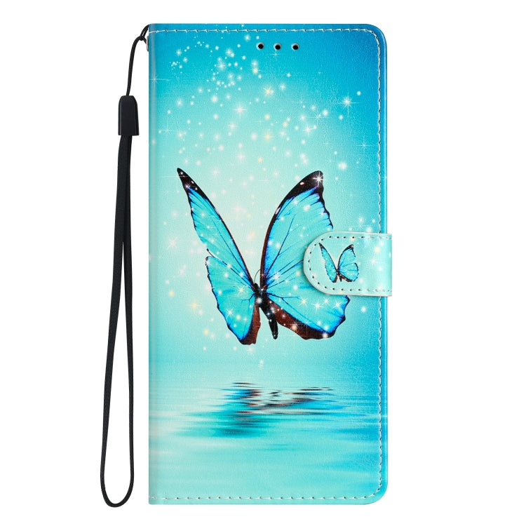 For Blackview A53 Pro Colored Drawing Leather Phone Case(Blue Butterfly) - More Brand by PMC Jewellery | Online Shopping South Africa | PMC Jewellery