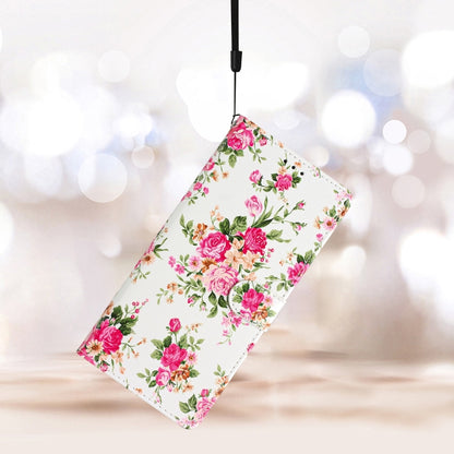 For Blackview A53 Pro Colored Drawing Leather Phone Case(Peonies) - More Brand by PMC Jewellery | Online Shopping South Africa | PMC Jewellery