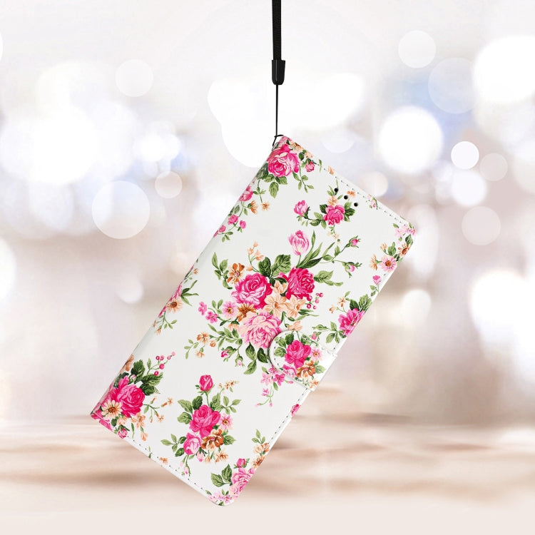 For Blackview A55 Pro Colored Drawing Leather Phone Case(Peonies) - More Brand by PMC TechLife | Online Shopping South Africa | PMC TechLife