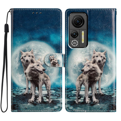 For Ulefone Note 14 Colored Drawing Leather Phone Case(Twin Wolves) - Ulefone Cases by PMC Jewellery | Online Shopping South Africa | PMC Jewellery | Buy Now Pay Later Mobicred