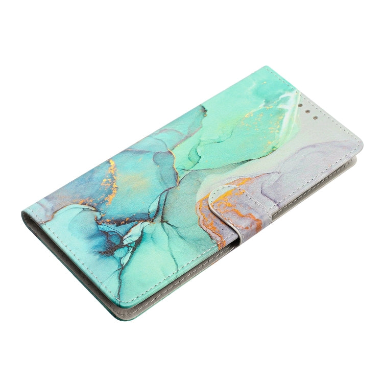 For Ulefone Note 14 Colored Drawing Leather Phone Case(Green Marble) - Ulefone Cases by PMC Jewellery | Online Shopping South Africa | PMC Jewellery | Buy Now Pay Later Mobicred