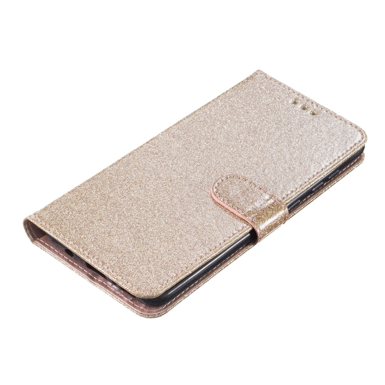 For Blackview A53 Pro Glitter Powder Flip Leather Phone Case(Gold) - More Brand by PMC TechLife | Online Shopping South Africa | PMC TechLife