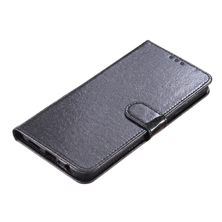 For Blackview A55 Pro Glitter Powder Flip Leather Phone Case(Black) - More Brand by PMC TechLife | Online Shopping South Africa | PMC TechLife | Buy Now Pay Later Mobicred