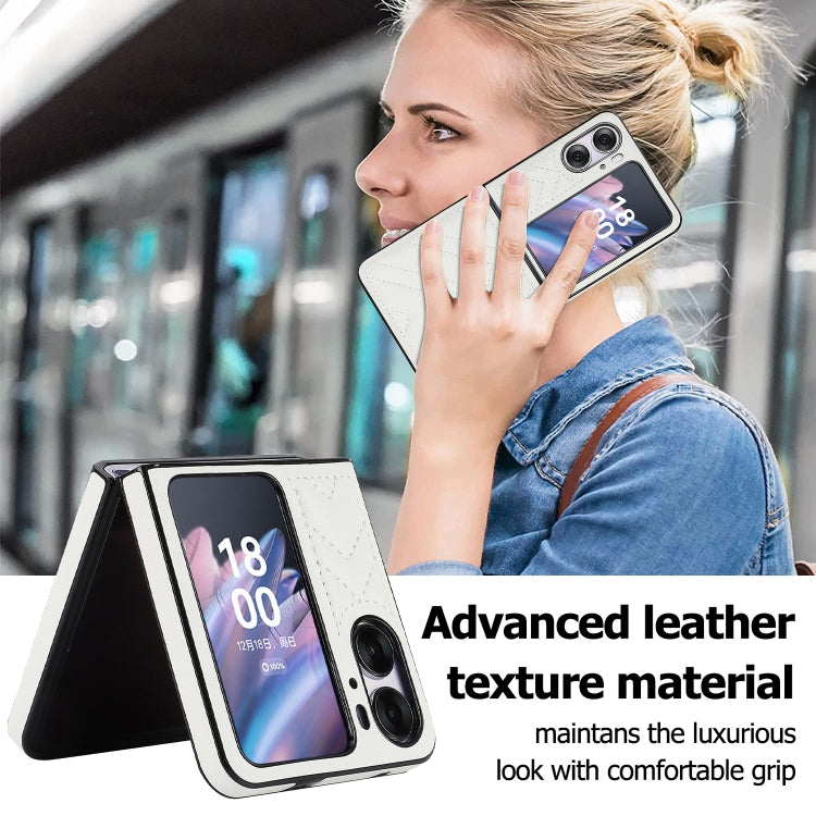 For OPPO Find N2 Flip V-shaped Folding Phone Case(White) - free shipping - PMC TechLife - Order now!