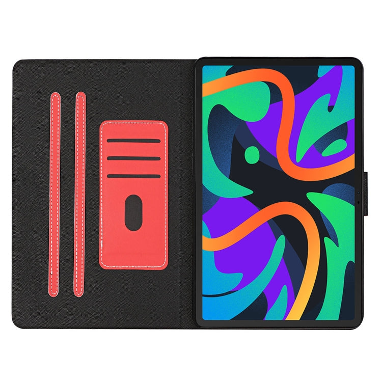 For Lenovo Tab M11/ Xiaoxin Pad 11 2024 Pure Color Smart Leather Tablet Case(Red) - Lenovo by PMC Jewellery | Online Shopping South Africa | PMC Jewellery | Buy Now Pay Later Mobicred