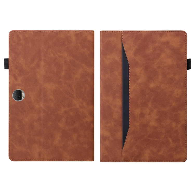 For Honor Pad 9 Splicing Shockproof Leather Tablet Case(Brown) - Honor by PMC TechLife | Online Shopping South Africa | PMC TechLife | Buy Now Pay Later Mobicred