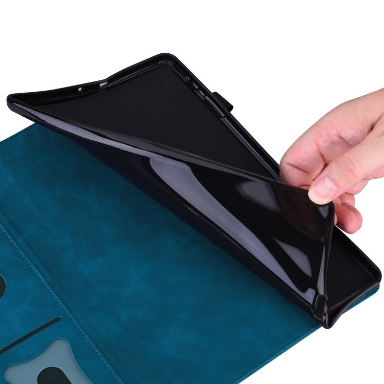 For Honor Pad V9 Splicing Shockproof Leather Tablet Case(Blue) - Honor by PMC TechLife | Online Shopping South Africa | PMC TechLife | Buy Now Pay Later Mobicred