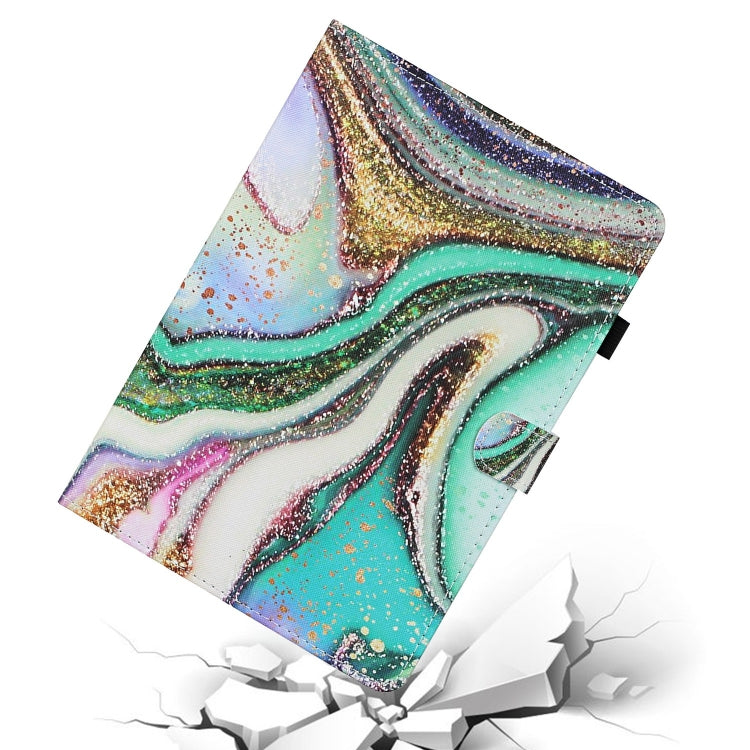 For Lenovo Tab P12 2023 / TB370FU Coloured Drawing Stitching Smart Leather Tablet Case(Colored Sand) - Lenovo by PMC TechLife | Online Shopping South Africa | PMC TechLife | Buy Now Pay Later Mobicred