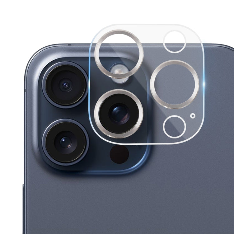 For iPhone 15 Pro Max / 15 Pro Tempered Glass CD Texture Back Camera Film(Titanium) - free shipping - PMC TechLife - Order now!