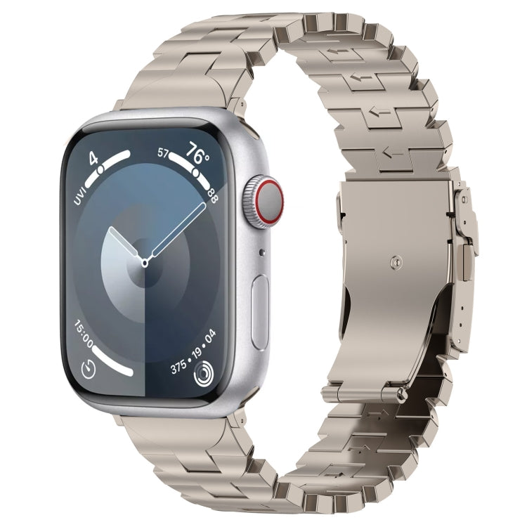 For Apple Watch Series 2 42mm Butterfly Type Titanium Steel Watch Band(Titanium) - Watch Bands by PMC TechLife | Online Shopping South Africa | PMC TechLife