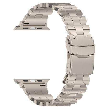 For Apple Watch Series 2 38mm Butterfly Type Titanium Steel Watch Band(Titanium) - Watch Bands by PMC Jewellery | Online Shopping South Africa | PMC Jewellery