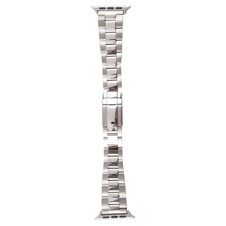 For Apple Watch 38mm Three-Bead Stainless Steel Watch Band(Silver) - free shipping - PMC TechLife - Order now!