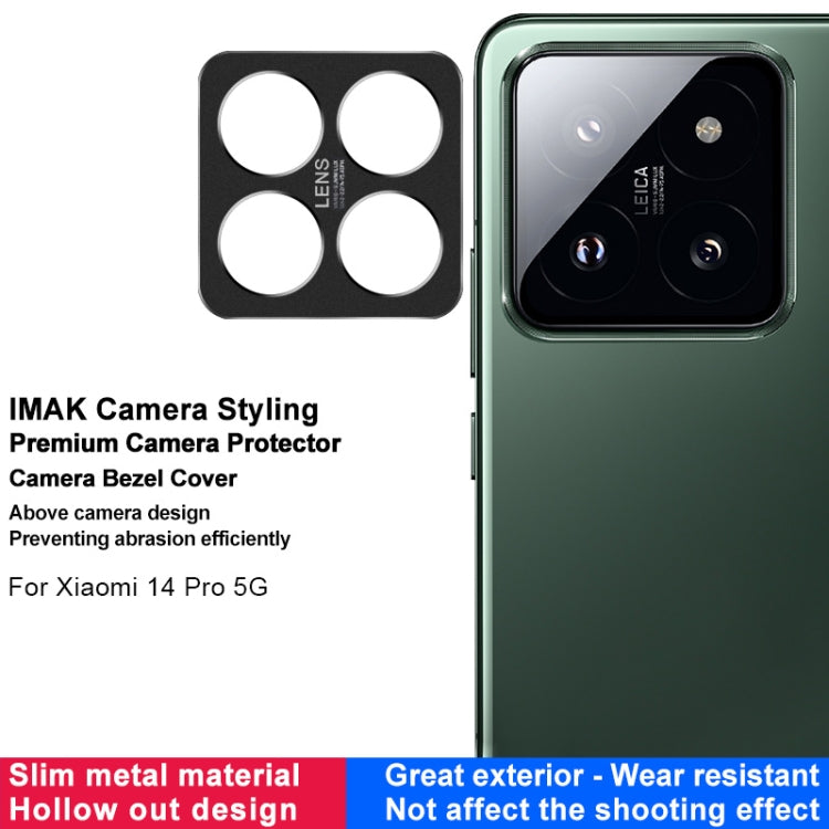 For Xiaomi 14 Pro 5G IMAK Metal Camera Lens Protector Cover - For Xiaomi by imak | Online Shopping South Africa | PMC Jewellery