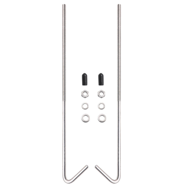 LS05 10 inch Car Battery Fixing Stainless Steel Bracket Bolt Kit - Engine Fittings by PMC TechLife | Online Shopping South Africa | PMC TechLife | Buy Now Pay Later Mobicred