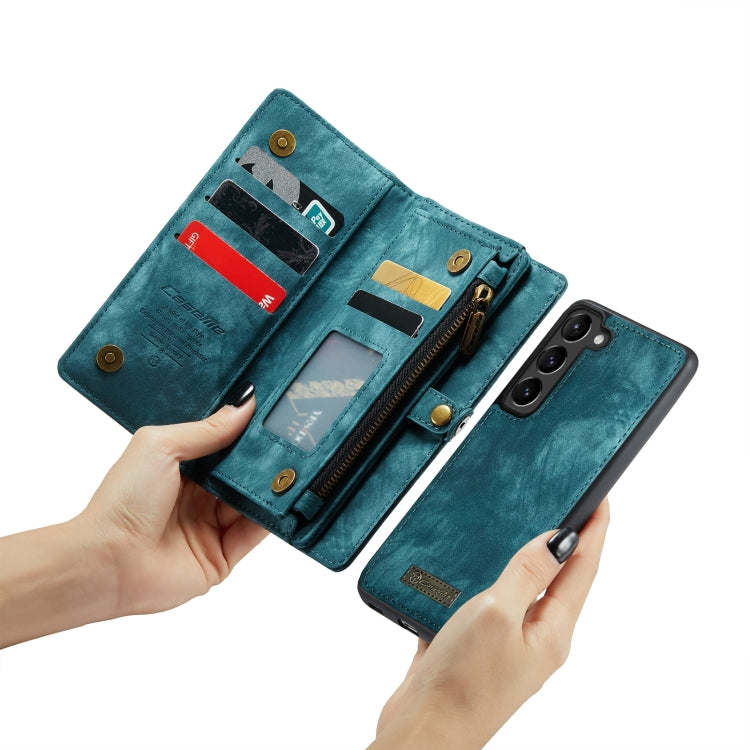For Samsung Galaxy S24+ 5G CaseMe 008 Detachable Multifunctional Leather Phone Case(Blue) - free shipping - PMC Jewellery - Order now!