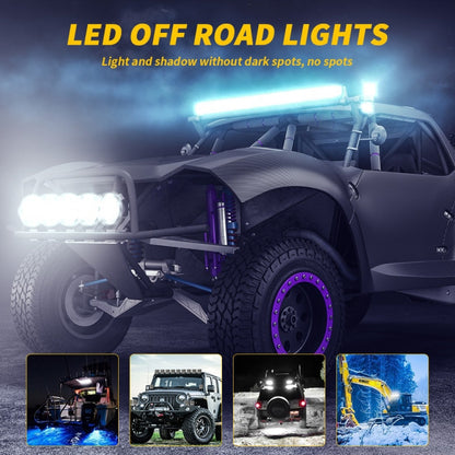 9-80V 18W 6000K 4 inch Car 36pcs LED Work Light(White Light) - Work Lights by PMC Jewellery | Online Shopping South Africa | PMC Jewellery | Buy Now Pay Later Mobicred