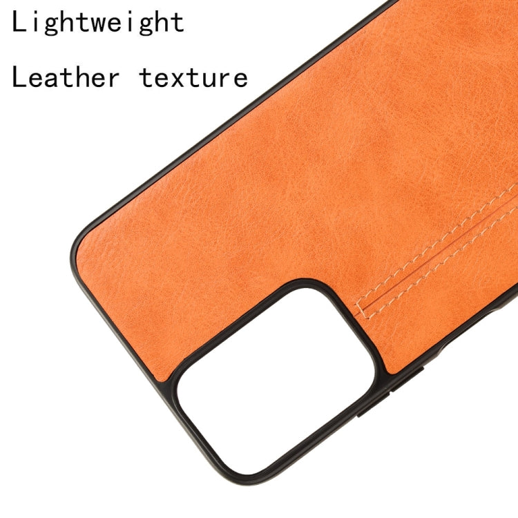 For Motorola Moto G Power 5G 2024 Cow Pattern Sewing Back Cover Phone Case(Orange) - Motorola Cases by PMC Jewellery | Online Shopping South Africa | PMC Jewellery | Buy Now Pay Later Mobicred