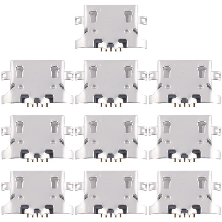 For Tecno Pop 6 Pro BE8 10pcs Original Charging Port Connector - Single Tail Connector by PMc TechLife | Online Shopping South Africa | PMc TechLife | Buy Now Pay Later Mobicred