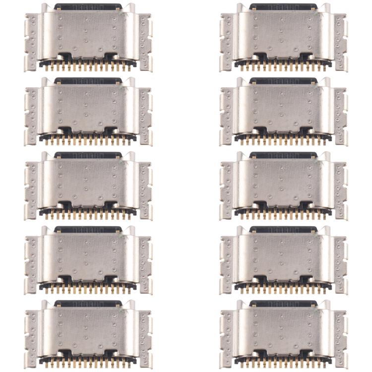 For OPPO A52 4G CPH2061 10pcs Original Charging Port Connector - Single Tail Connector by PMc TechLife | Online Shopping South Africa | PMc TechLife | Buy Now Pay Later Mobicred